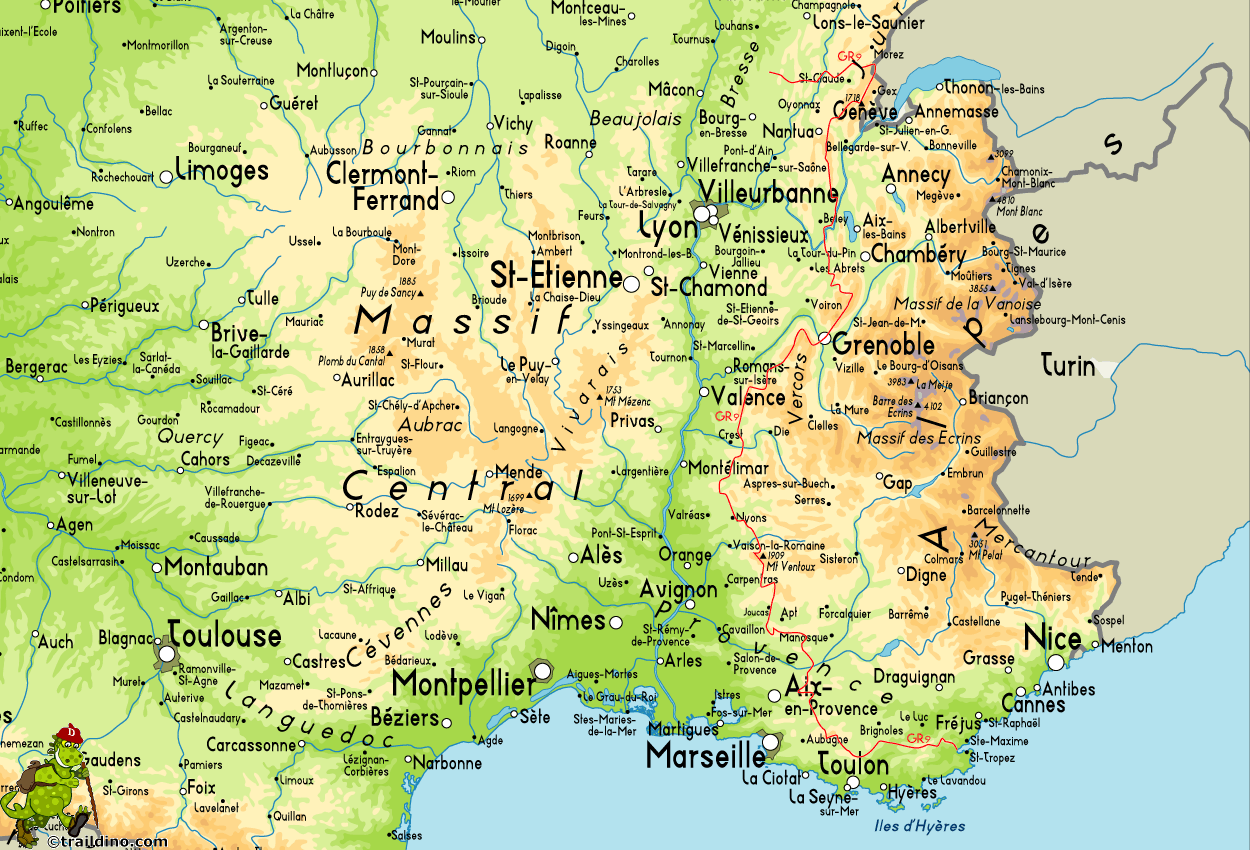 Provence Karte