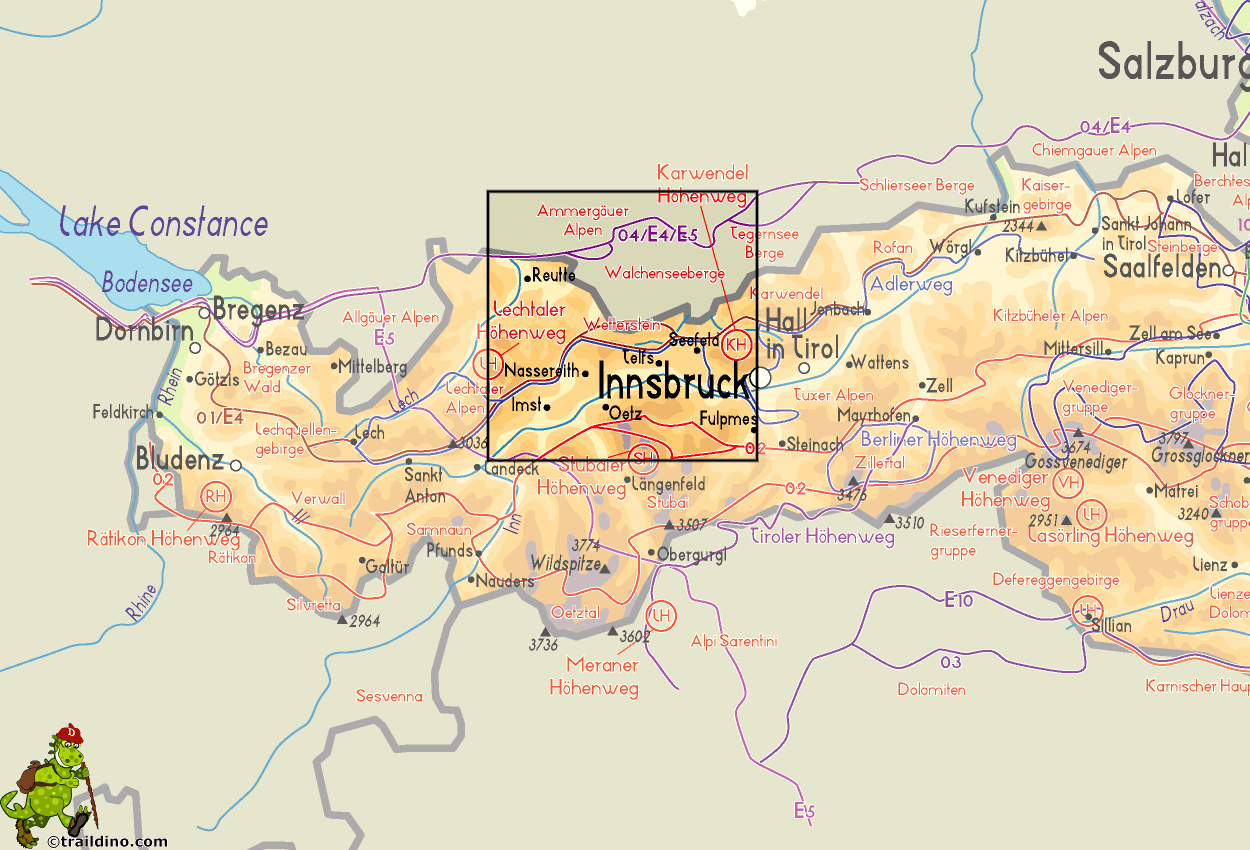 Map Wetterstein